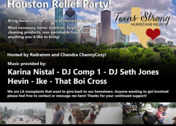 Karina Nistal + HOUSTON Relief Party