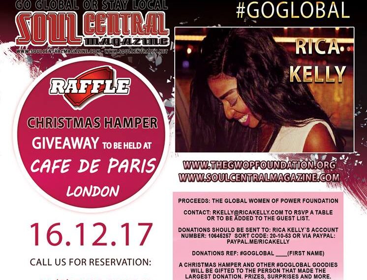#GoGLOBAL Christmas Soirée Venue Cafe de Paris Saturday, December 16, 2017