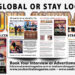 FRONT COVERS AVAILABLE – BOOK YOUR 2 PAGE SPREAD – Go Global or Stay Local