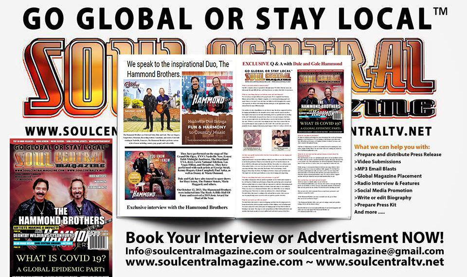 FRONT COVERS AVAILABLE – BOOK YOUR 2 PAGE SPREAD – Go Global or Stay Local
