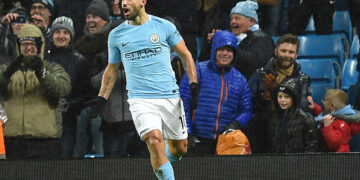 Sergio Aguero has scored more goals than all of Manchester United's attackers in 2018
