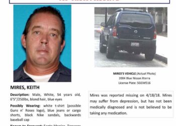 MISSING PERSONS: Keith Mires #Inglewood