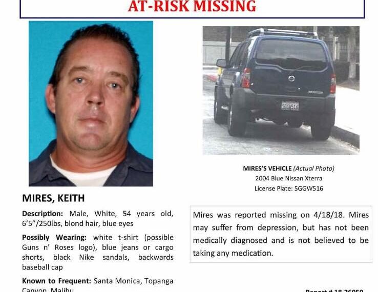 MISSING PERSONS: Keith Mires #Inglewood
