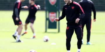 Arsenal team news: Trio back in training ahead of Europa League semi-final against Atletico Madrid