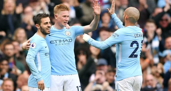 Manchester City 5-0 Swansea City: Premier League champions claim rampant win over hapless Swans