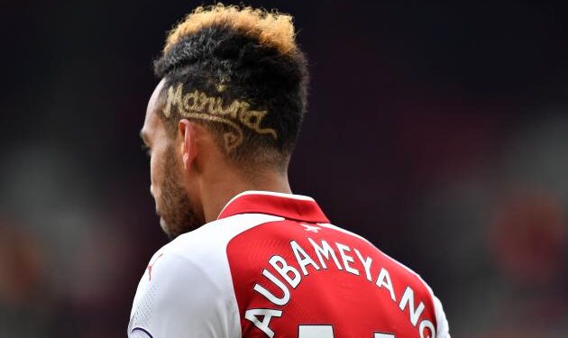 Arsenal striker Pierre-Emerick Aubameyang reveals new hairstyle against Stoke City was a tribute to his late grandmother