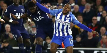 Brighton & Hove Albion 1-1 Tottenham: Lacklustre Spurs pegged back by Gross penalty