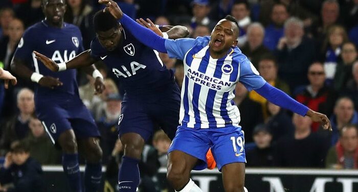 Brighton & Hove Albion 1-1 Tottenham: Lacklustre Spurs pegged back by Gross penalty
