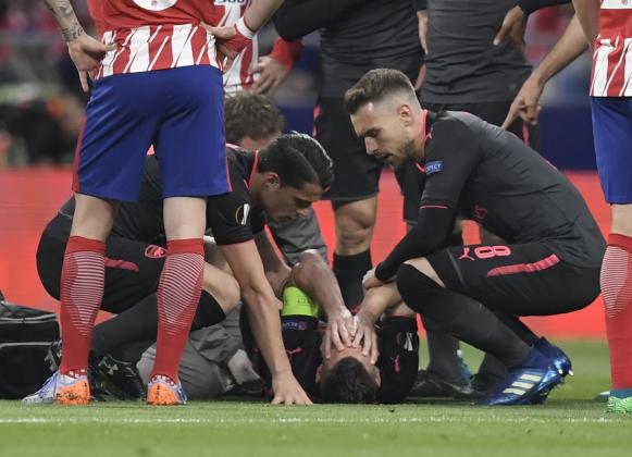 Arsenal injury news: France defender Laurent Koscielny a doubt for World Cup after suffering suspected ruptured Achilles