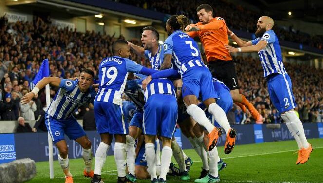 Brighton & Hove Albion 1-0 Manchester United: Pascal Gross goal secures Premier League football for Chris Hughton's men