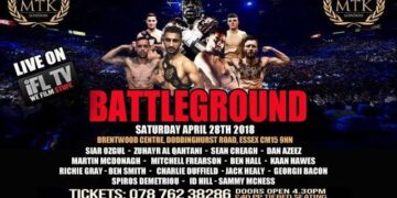 MTK LONDON PRESENTS …. *BATTLEGROUND* – LIVE PROFESSIONAL BOXING FROM BRENTWOOD, ESSEX