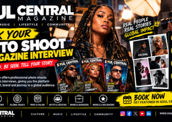 Book your Photo Shoot and Magazine Interview ~ Soul Central Magazine: