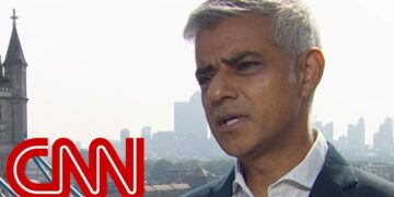 London Mayor Sadiq Khan responds to Trump