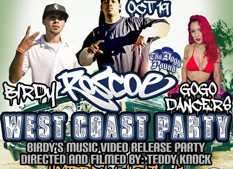 October 19th @kilos.cantina in Palm Springs for a 🔥🖖West Coast Party/Video Release Party for my single “West Coast Thang”