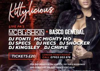 Kittylicious  Saturday 22nd Sept 2018 Live PA`s  MC BUSHKIN ~ BASCO GENERAL
