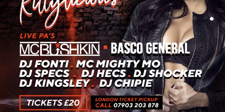 Kittylicious Saturday 22nd Sept 2018 Live PA`s MC BUSHKIN ~ BASCO GENERAL