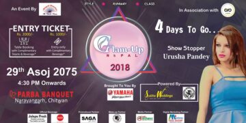 Glam-Up Nepal 2018 ft Show Stopper: Urusha pandey, International Ambassador of Soul Central Magazine(UK)