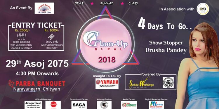 Glam-Up Nepal 2018 ft Show Stopper: Urusha pandey, International Ambassador of Soul Central Magazine(UK)