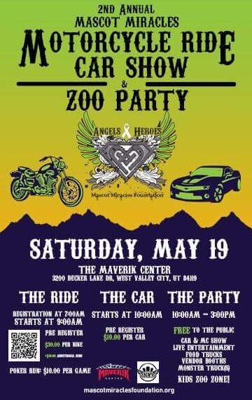 2nd Annual Mascot Miracles Motorcycle Ride Car Show & Zoo Party