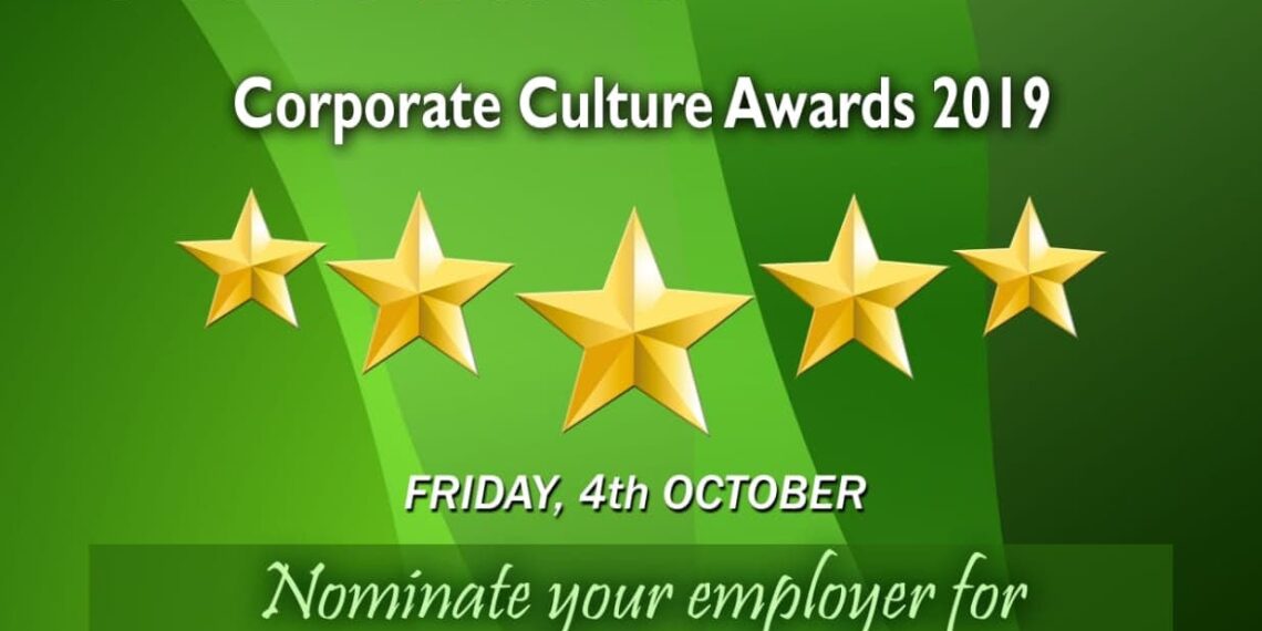 Corporate Culture Awards 2019 – Friday 4th Oct 2019