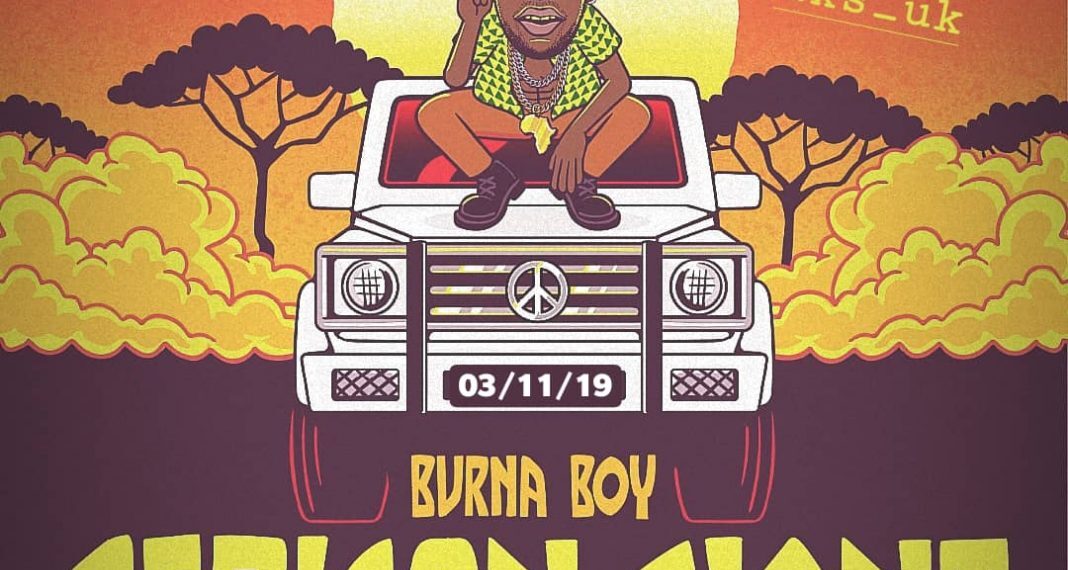 COMPETITION TIME: Two Tickets to see @burnaboygram live in concert at the @ssearena Wembley on the 03/11/2019