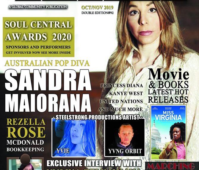 Soul Central Magazine Sandra Pop Diva Edition #92
