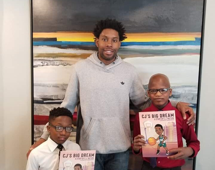 Amari & Kamal from Sports Madness Interview Former NBA Player CJ Watson for his new book CJ’s Big Dream & Quiet Storm Foundation