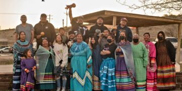 Grand Canyon West 34th Anniversary Celebration- Family of Indians