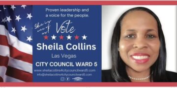 Sheila Collins – Las Vegas City Council Ward 5!  Help us campaign today for a better tomorrow!