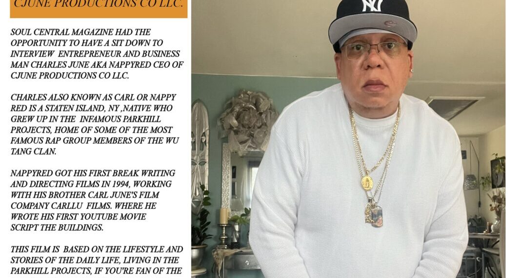 Interview with Charles June aka NappyRed CEO of C June Productions Co LLC.