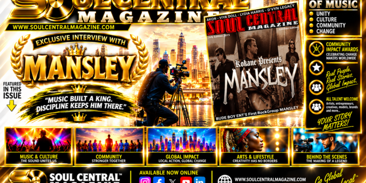 Soul Central Magazine – Mansley – July Edition 2015 – Limited Edition