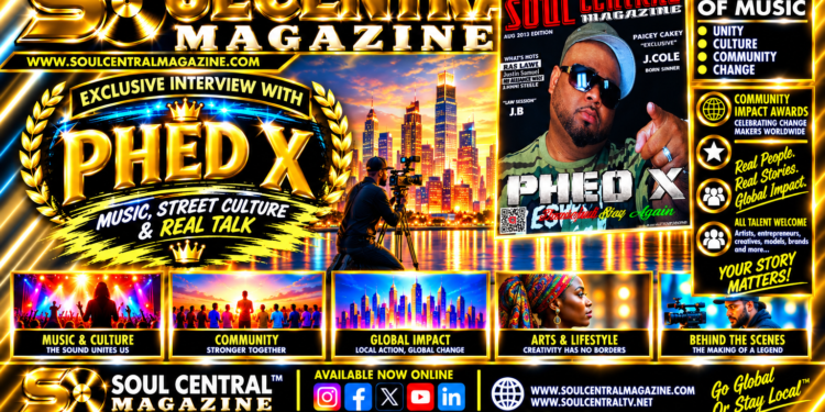 Soul Central Magazine – Phed X- October Edition 2013