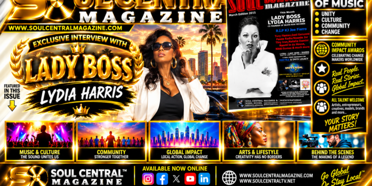 Soul Central Magazine -Lady Boss – Lydia Harris – March Edition 2015