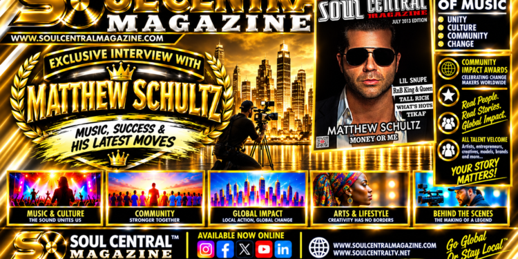 Soul Central Magazine – Matthew Schultz – July Edition 2013
