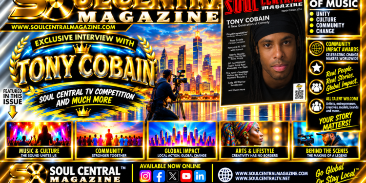Soul Central Magazine – Tony Cobain – March Edition 2014